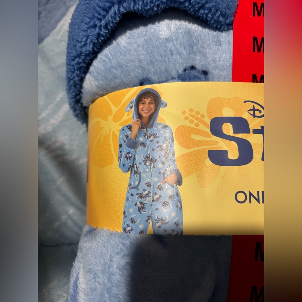 Disney Blue Stitch Pajama Onesie - Picture 6 of 8